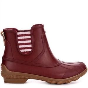 New! Sperry Waterproof Duck Boots Rubber Rainboots